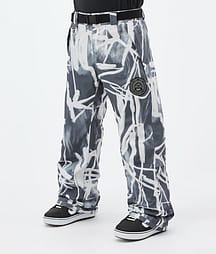 Dope Blizzard Snowboardbyxa Herr Scribble Black