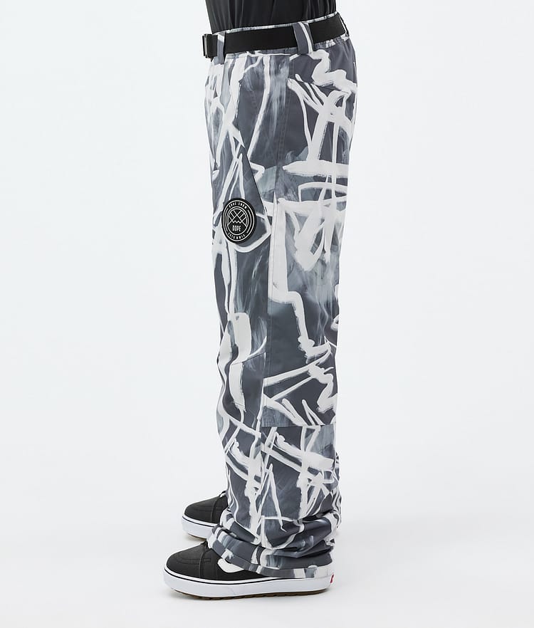 Dope Blizzard Snowboardbyxa Herr Scribble Black, Bild 3 av 5