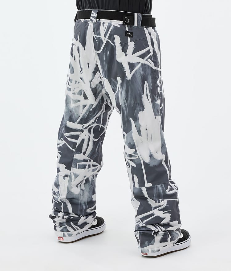 Dope Blizzard Snowboardbyxa Herr Scribble Black, Bild 4 av 5