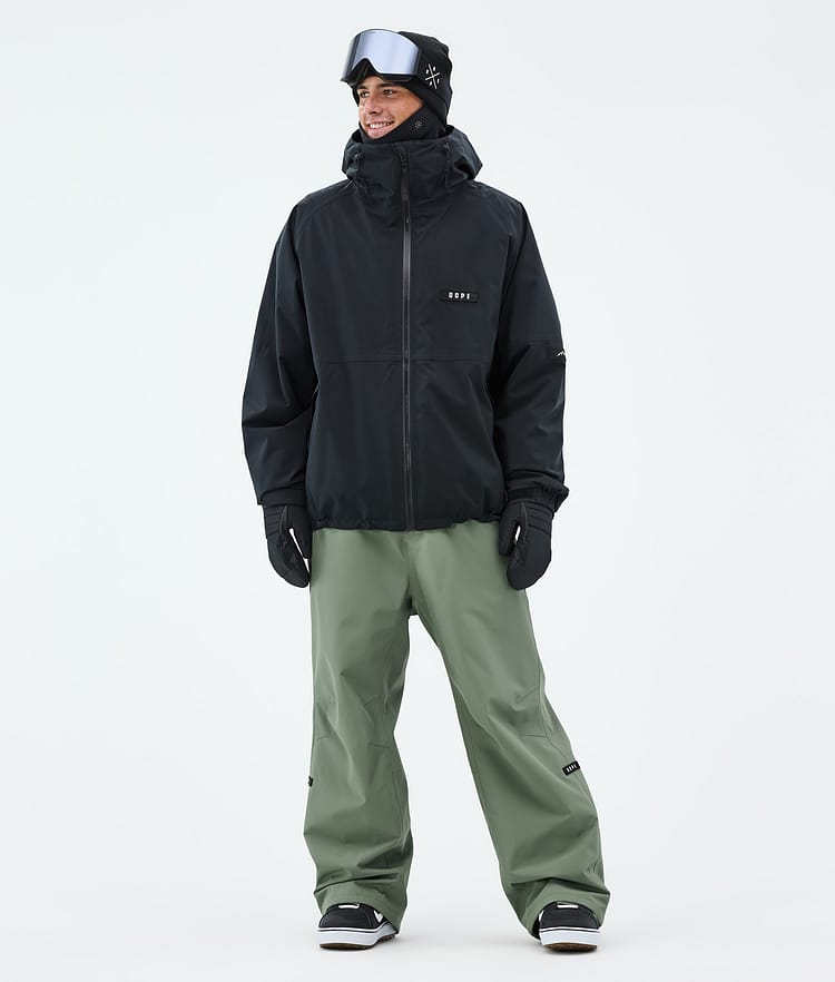 Dope Big Snowboardbyxa Herr Moss Green, Bild 2 av 5