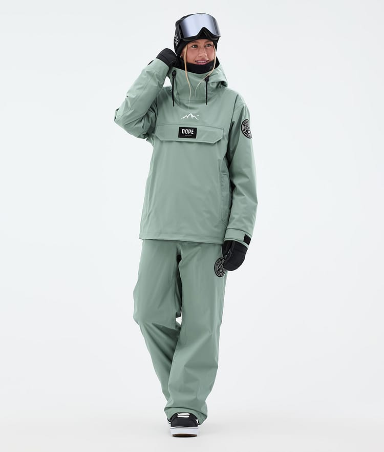 Dope Blizzard W Snowboardbyxa Dam Faded Green, Bild 2 av 5