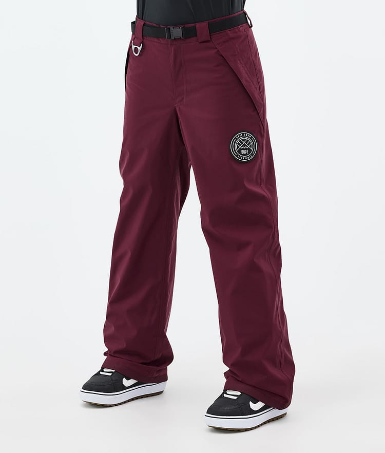 Dope Blizzard W Snowboardbyxa Dam Burgundy, Bild 1 av 5