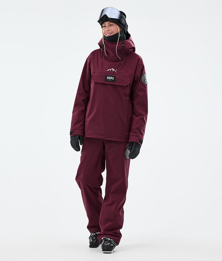 Dope Blizzard W Skidbyxa Dam Burgundy, Bild 2 av 5