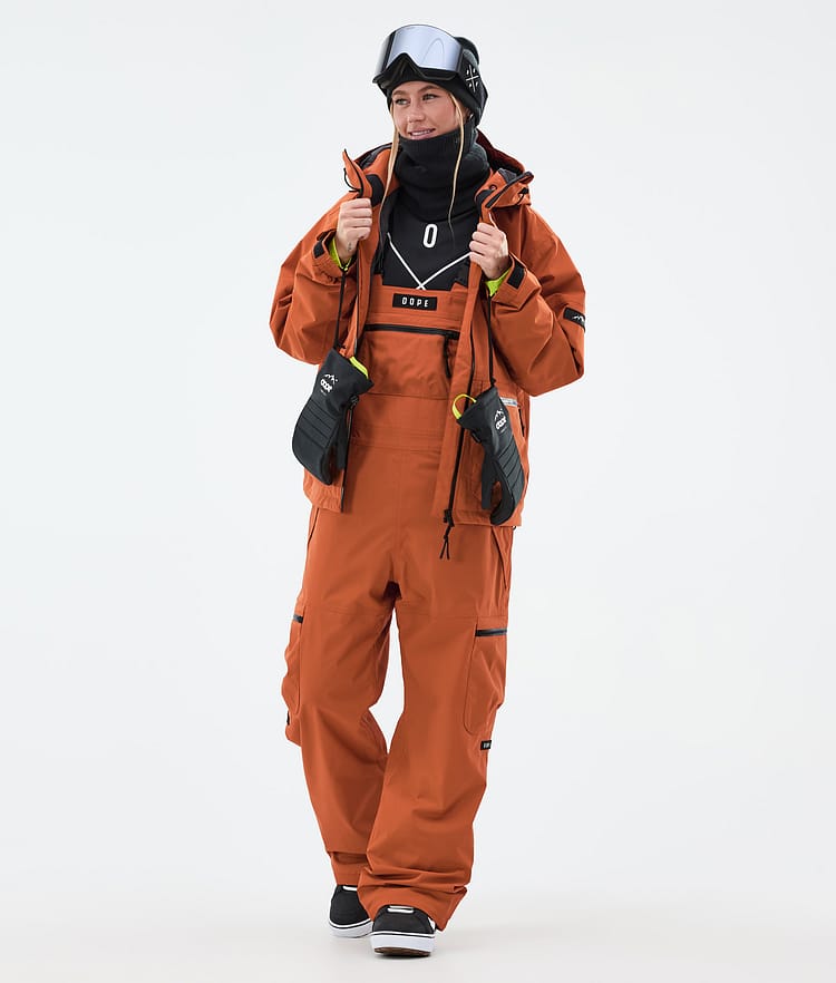 Dope Vertex W Snowboardbyxa Dam Burned Orange, Bild 2 av 7