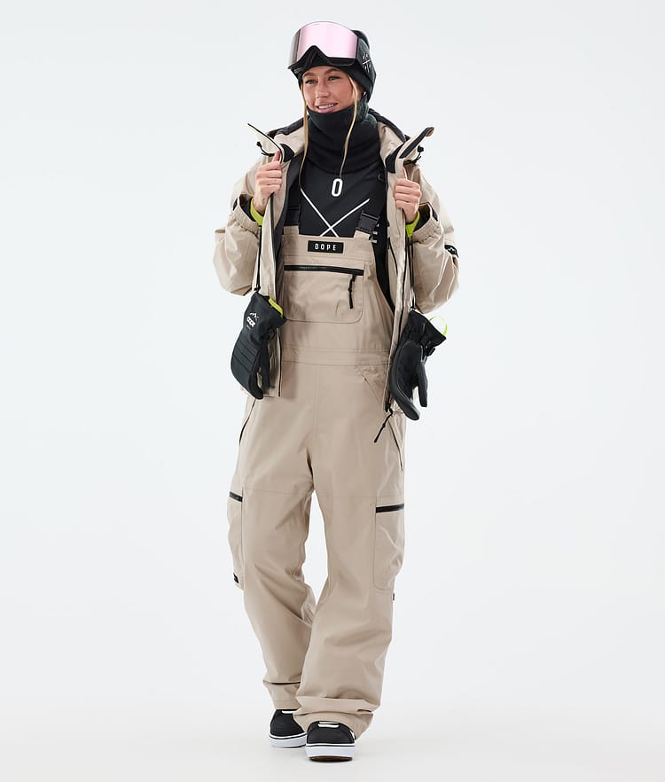 Dope Vertex W Snowboardbyxa Dam Sand, Bild 2 av 7
