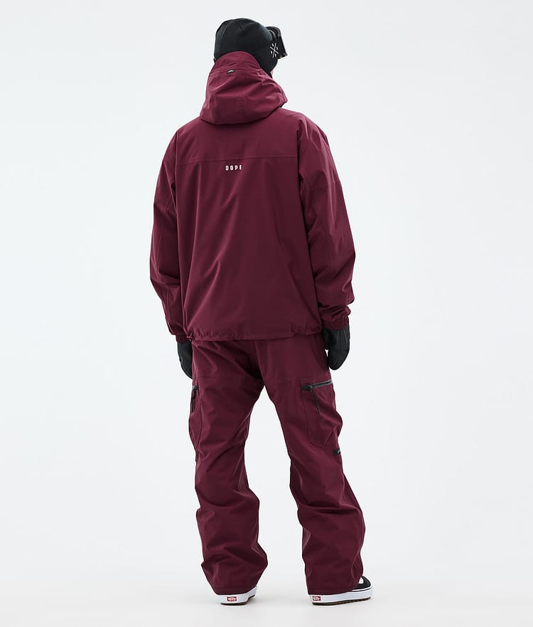 Dope Vertex Snowboardjacka Herr Burgundy, Bild 4 av 8