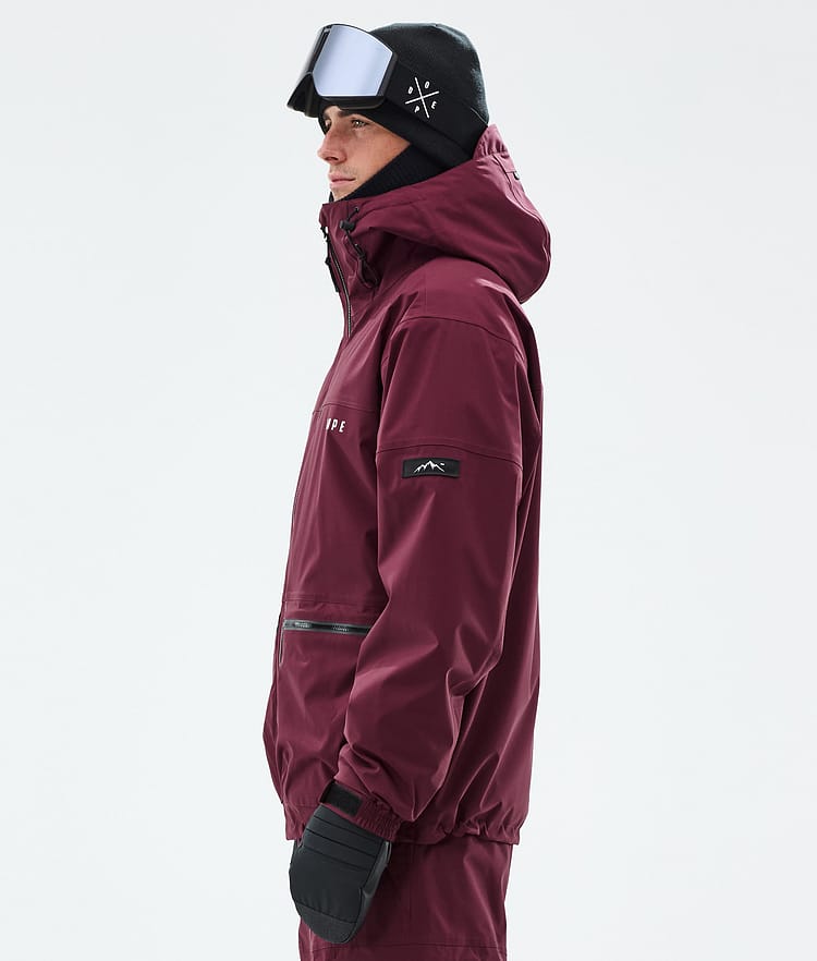 Dope Vertex Skidjacka Herr Burgundy, Bild 5 av 8