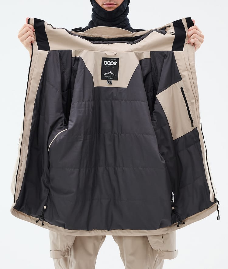 Dope Vertex Snowboardjacka Herr Sand, Bild 8 av 8