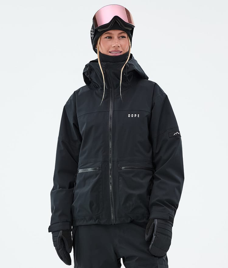 Dope Vertex W Snowboardjacka Dam Black, Bild 1 av 8