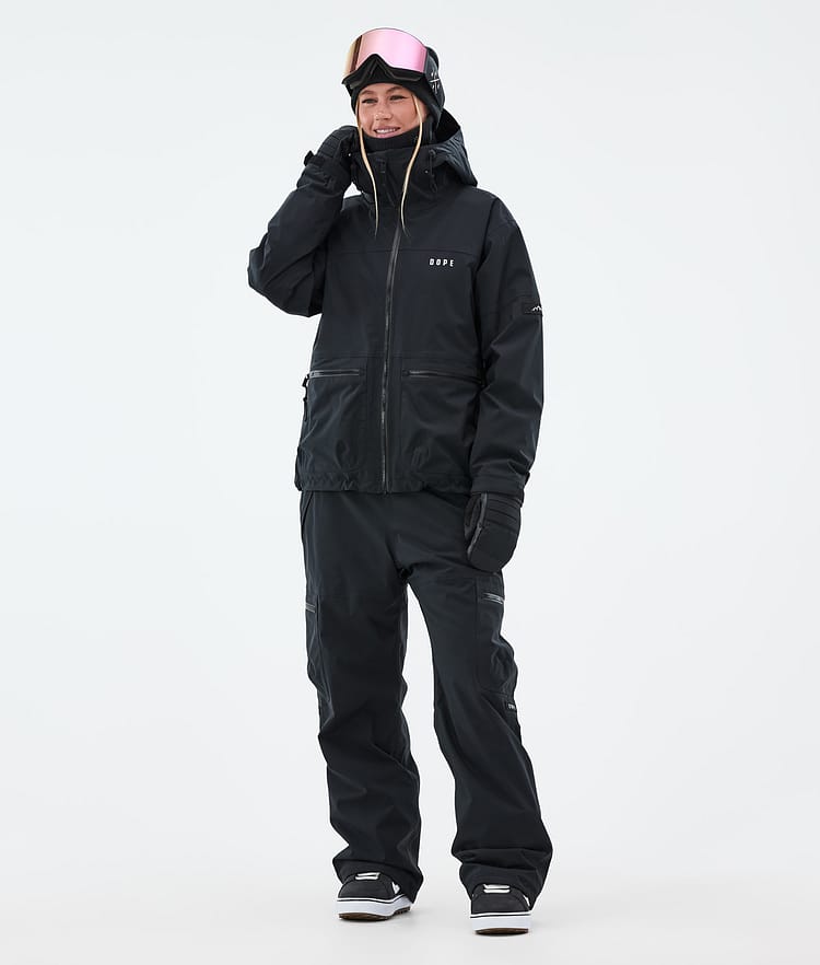Dope Vertex W Snowboardjacka Dam Black, Bild 2 av 8