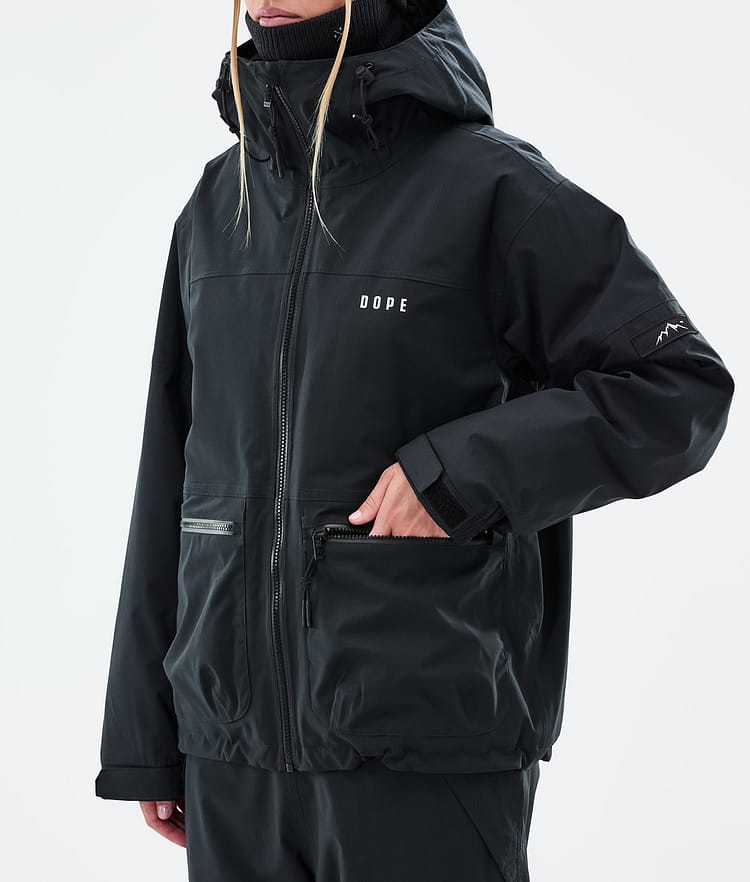 Dope Vertex W Snowboardjacka Dam Black, Bild 7 av 8