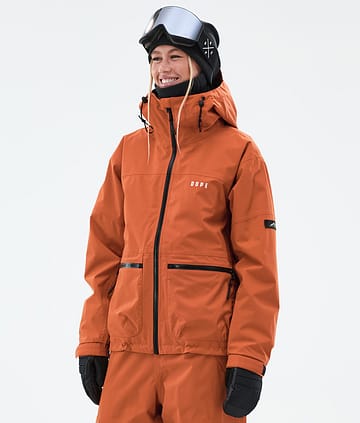 Dope Vertex W Snowboardjacka Dam Burned Orange