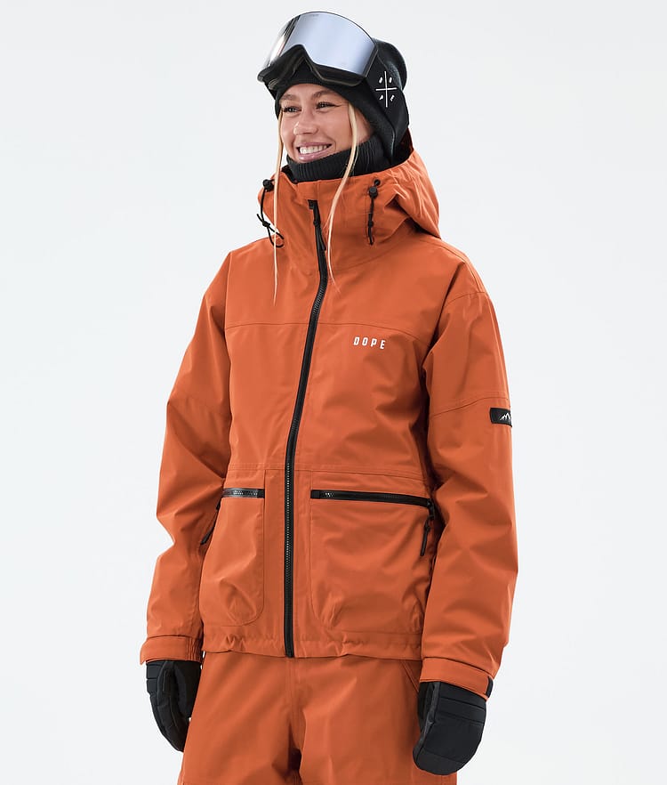 Dope Vertex W Snowboardjacka Dam Burned Orange, Bild 1 av 8
