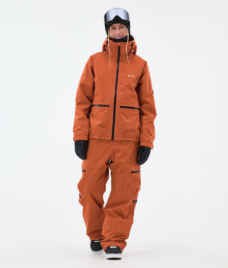 Dope Vertex W Snowboardjacka Dam Burned Orange, Bild 2 av 8