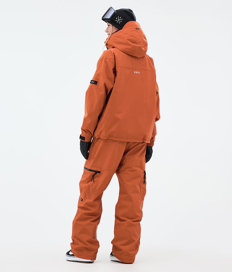 Dope Vertex W Snowboardjacka Dam Burned Orange, Bild 4 av 8