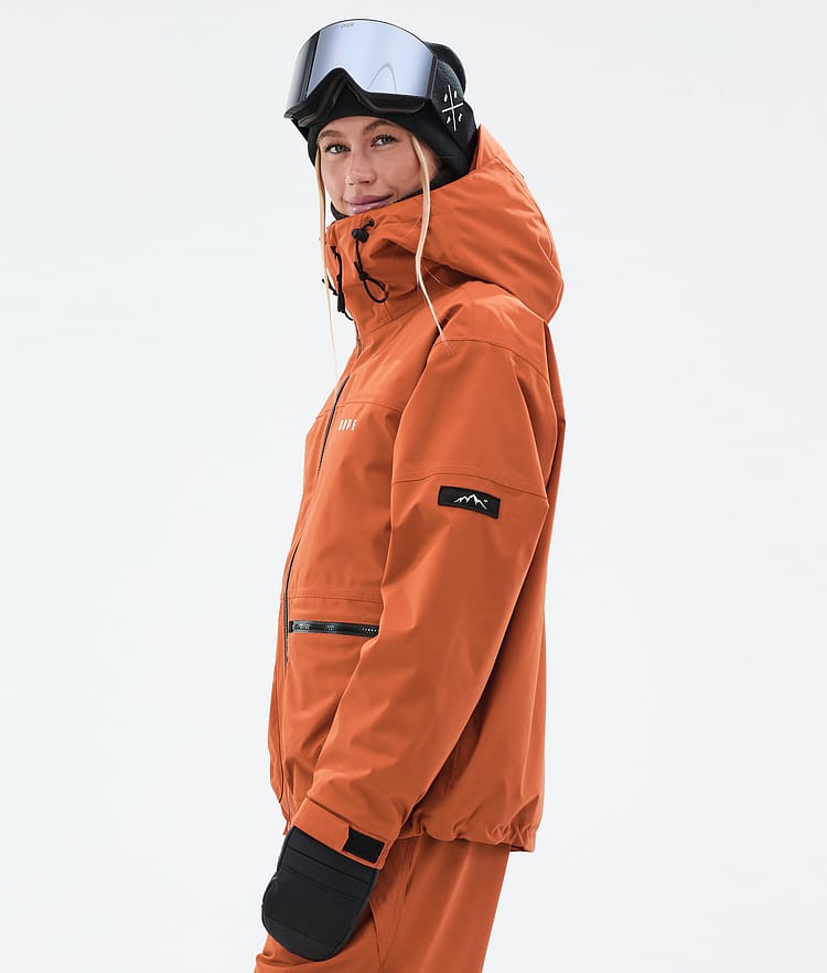 Dope Vertex W Snowboardjacka Dam Burned Orange, Bild 5 av 8