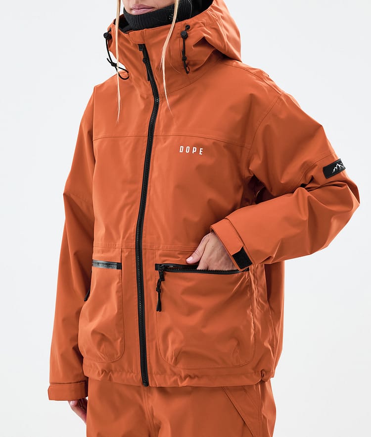 Dope Vertex W Snowboardjacka Dam Burned Orange, Bild 7 av 8