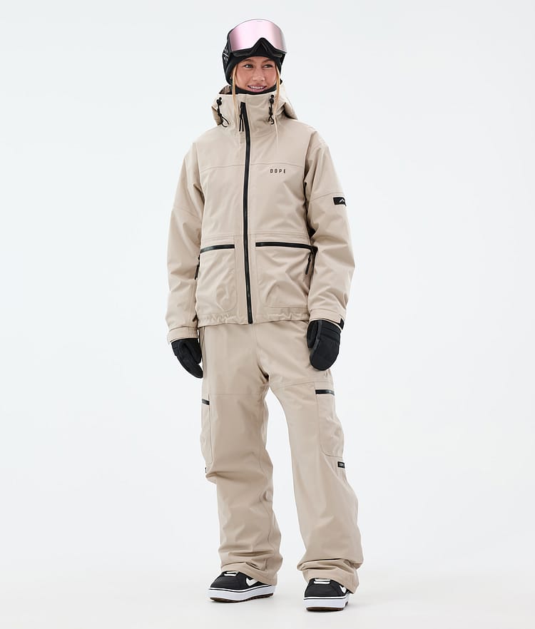 Dope Vertex W Snowboardjacka Dam Sand, Bild 2 av 8