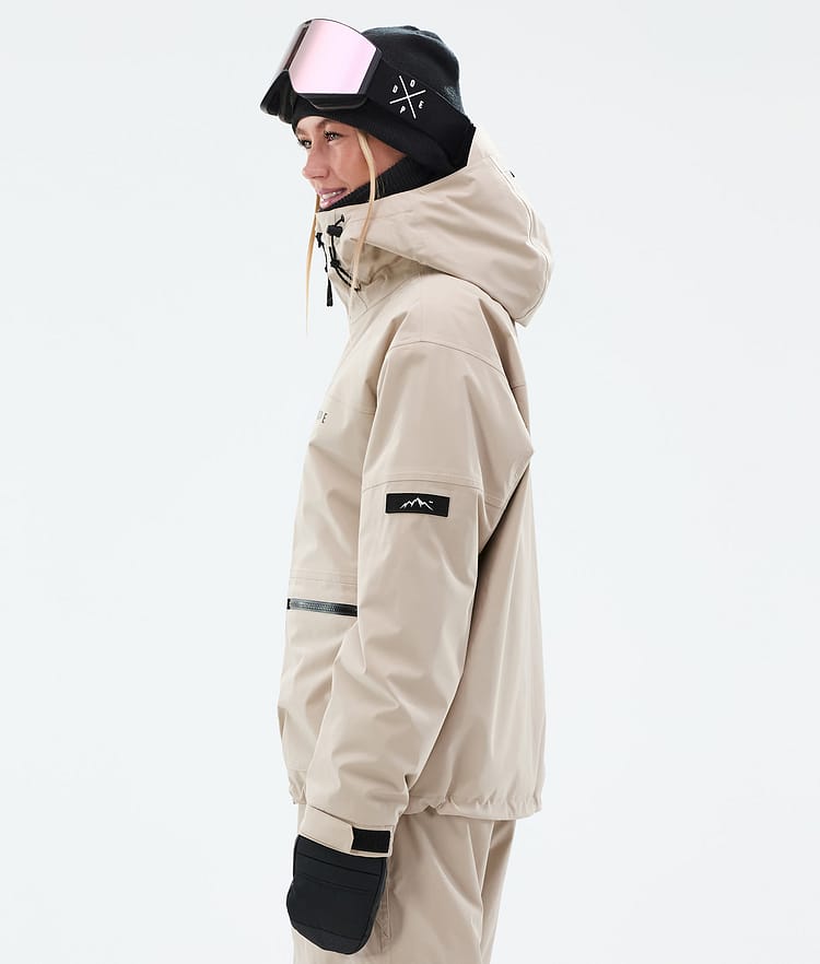 Dope Vertex W Snowboardjacka Dam Sand, Bild 5 av 8