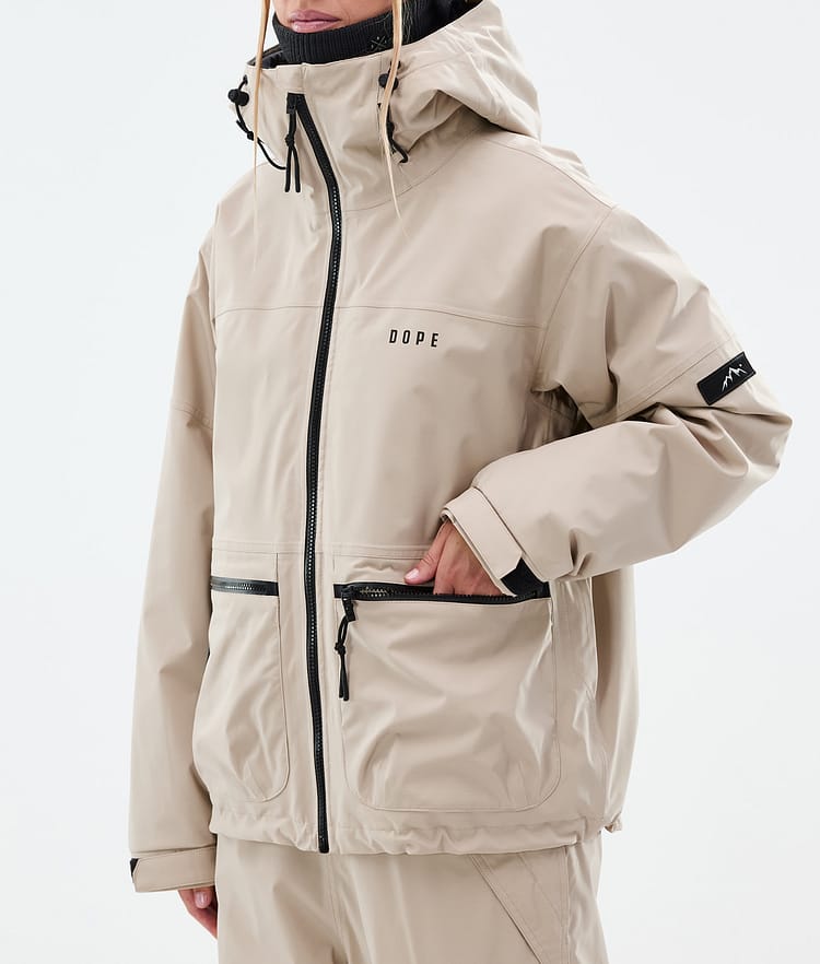 Dope Vertex W Snowboardjacka Dam Sand, Bild 7 av 8