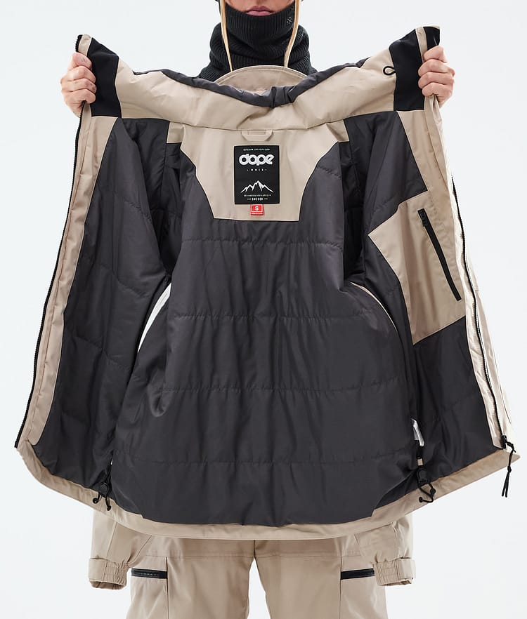 Dope Vertex W Snowboardjacka Dam Sand, Bild 8 av 8