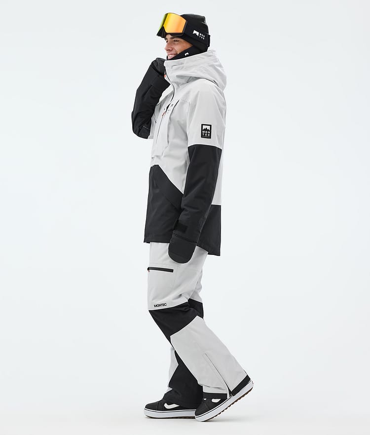 Montec Arch Snowboardjacka Herr Light Grey/Black, Bild 4 av 10