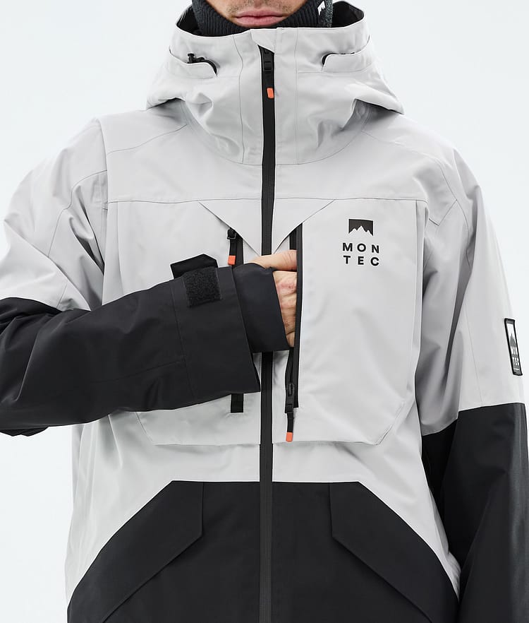 Montec Arch Snowboardjacka Herr Light Grey/Black, Bild 9 av 10