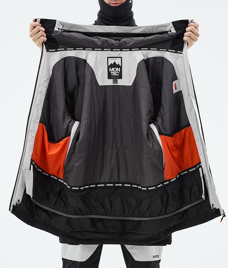 Montec Arch Snowboardjacka Herr Light Grey/Black, Bild 10 av 10
