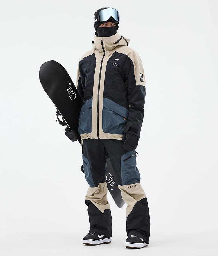 Montec Morpheus Snowboardjacka Herr Sand/Black/Metal Blue, Bild 3 av 10
