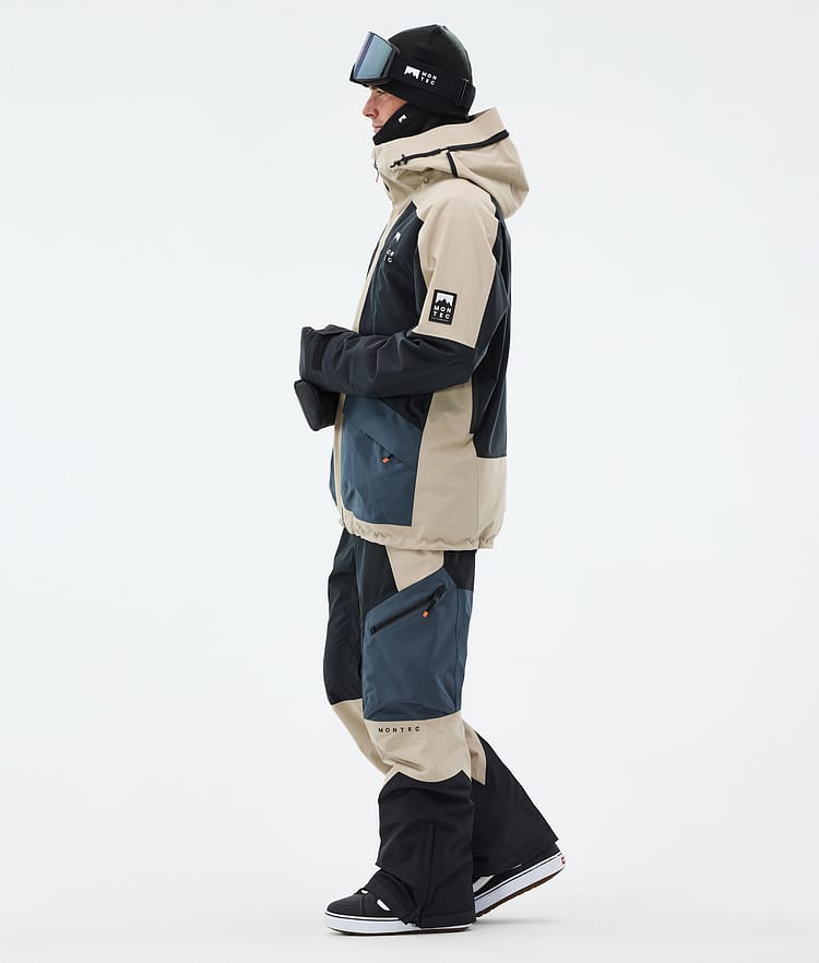 Montec Morpheus Snowboardjacka Herr Sand/Black/Metal Blue, Bild 3 av 9