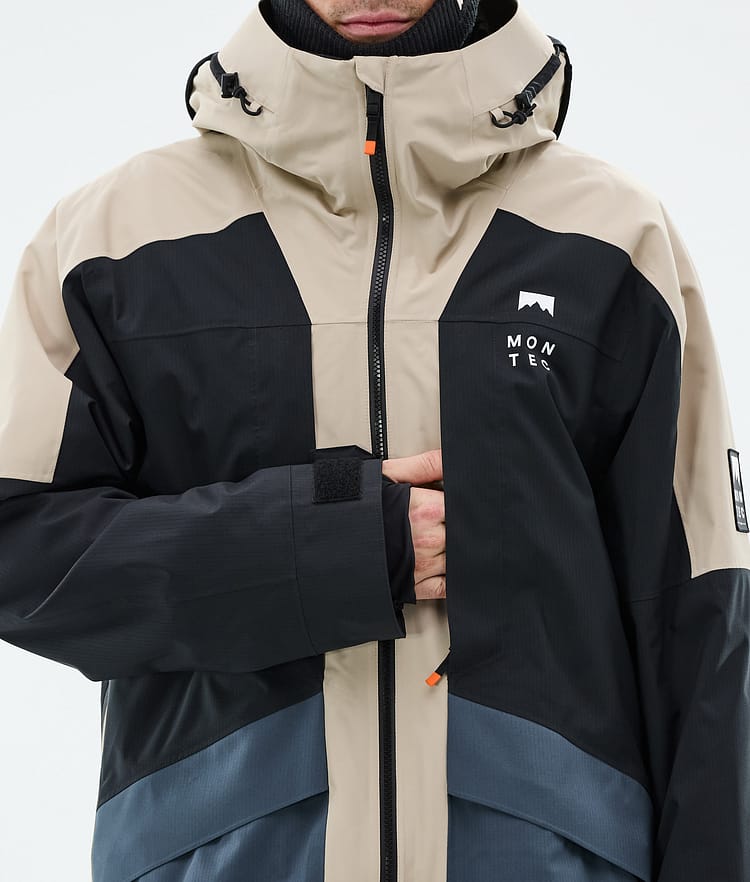 Montec Morpheus Skidjacka Herr Sand/Black/Metal Blue, Bild 9 av 10