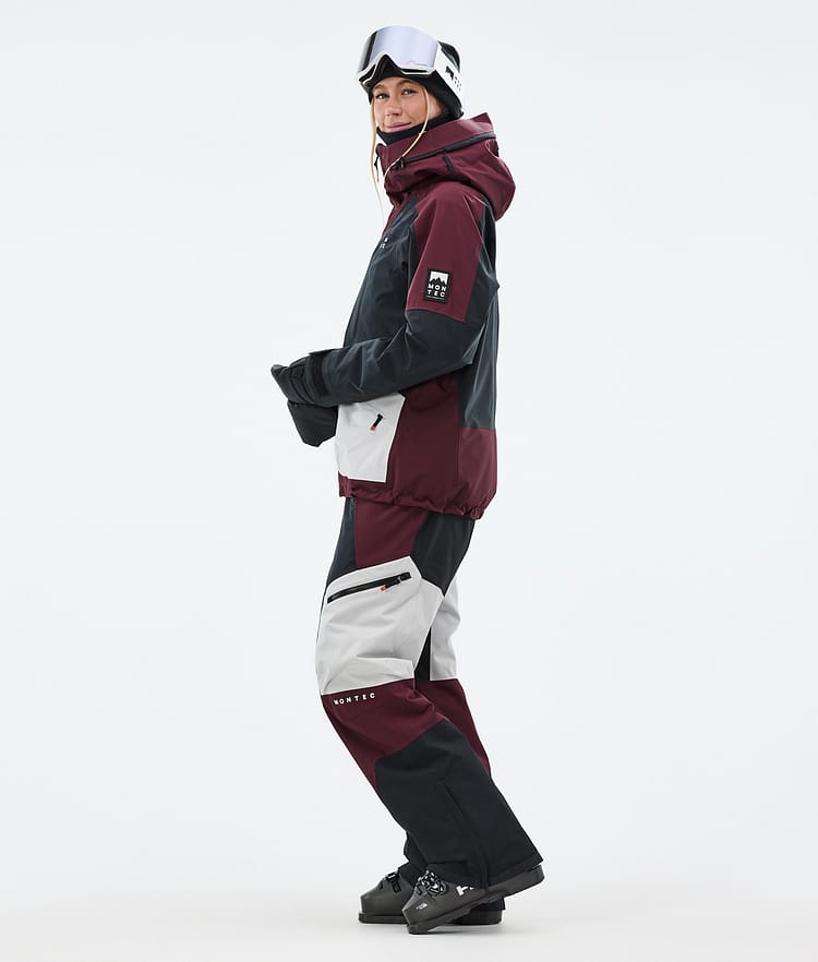 Montec Morpheus W Skidjacka Dam Burgundy/Black/Light Grey, Bild 4 av 10