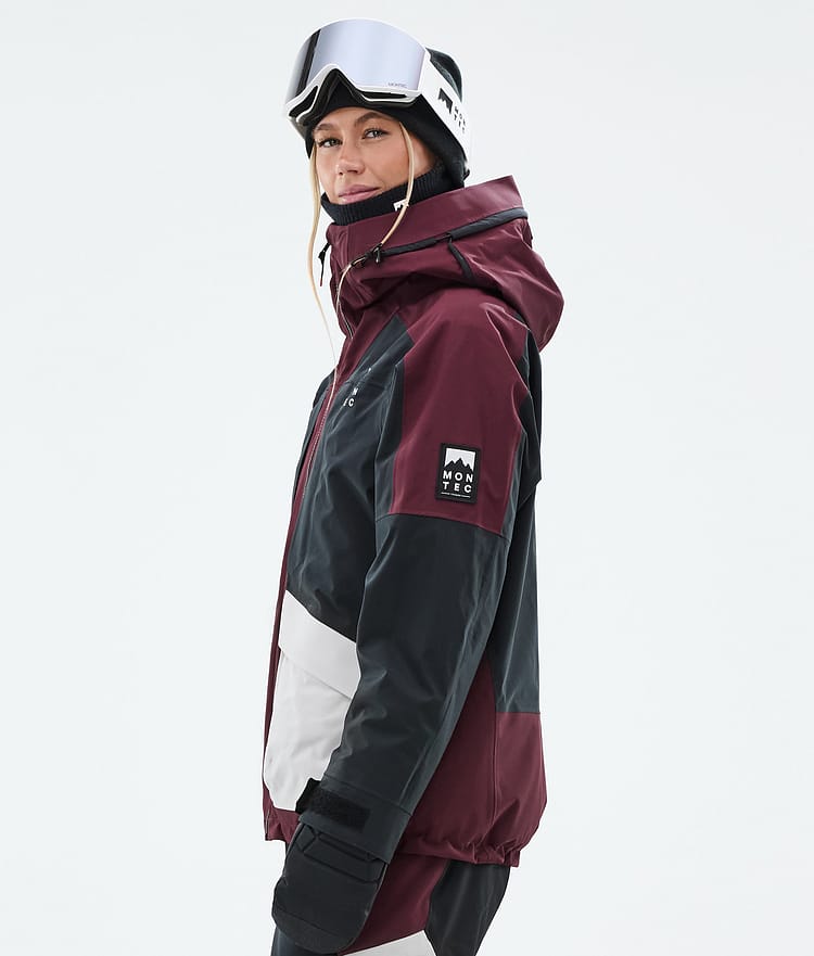 Montec Morpheus W Snowboardjacka Dam Burgundy/Black/Light Grey, Bild 6 av 10