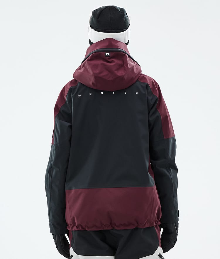 Montec Morpheus W Snowboardjacka Dam Burgundy/Black/Light Grey, Bild 7 av 10