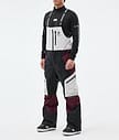Montec Dozer Snowboardbyxa Herr Light Grey/Black/Burgundy