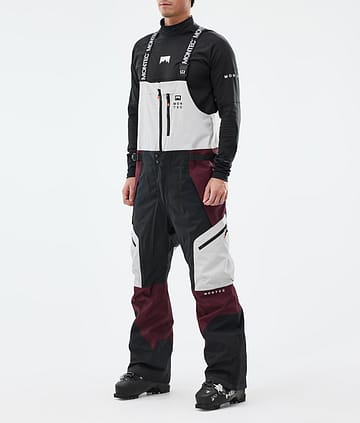 Montec Dozer Skidbyxa Man Light Grey/Black/Burgundy