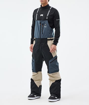 Montec Dozer Snowboardbyxa Man Metal Blue/Black/Sand