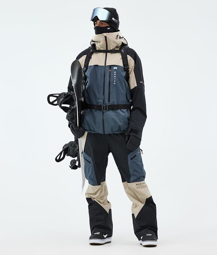 Montec Dozer Snowboardbyxa Herr Metal Blue/Black/Sand, Bild 2 av 7