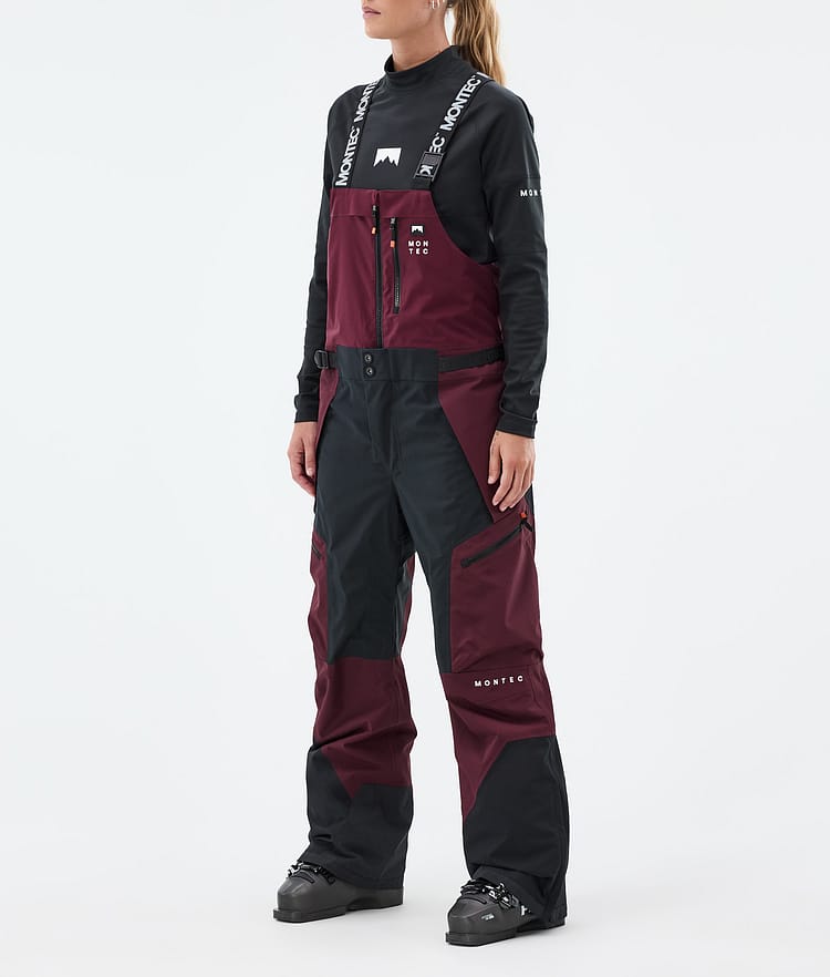 Montec Dozer W Skidbyxa Dam Burgundy/Black, Bild 1 av 6