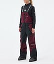 Montec Dozer W Skidbyxa Dam Burgundy/Black