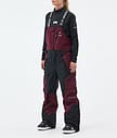 Montec Dozer W Snowboardbyxa Dam Burgundy/Black