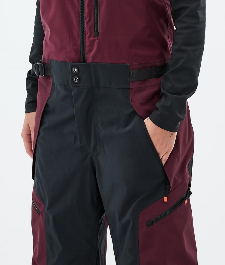 Montec Dozer W Snowboardbyxa Dam Burgundy/Black, Bild 4 av 6