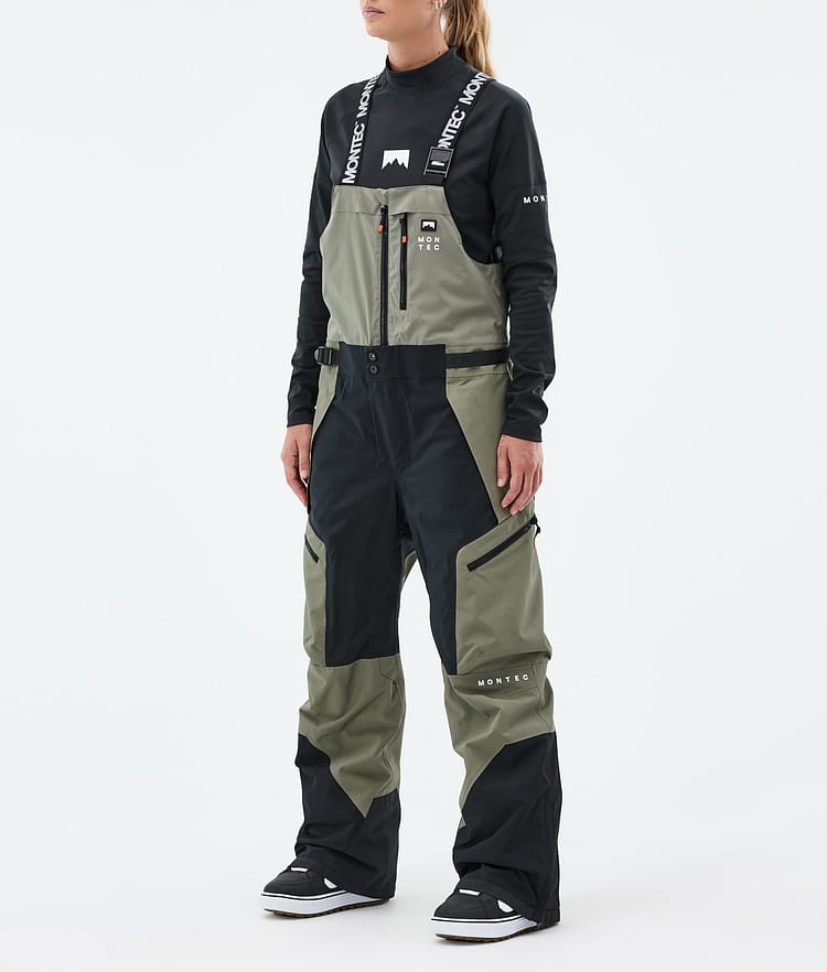 Montec Dozer W Snowboardbyxa Dam Greenish/Black, Bild 1 av 6