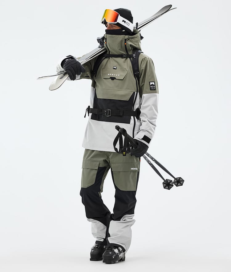 Montec Fawk Skidbyxa Herr Greenish/Black/Light Grey, Bild 2 av 7