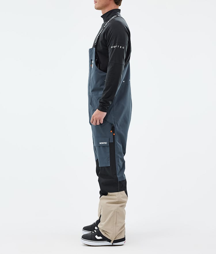 Montec Fawk Snowboardbyxa Herr Metal Blue/Black/Sand, Bild 2 av 6