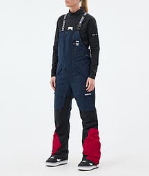 Montec Fawk W Snowboardbyxa Dam Dark Blue/Black/Deep Red