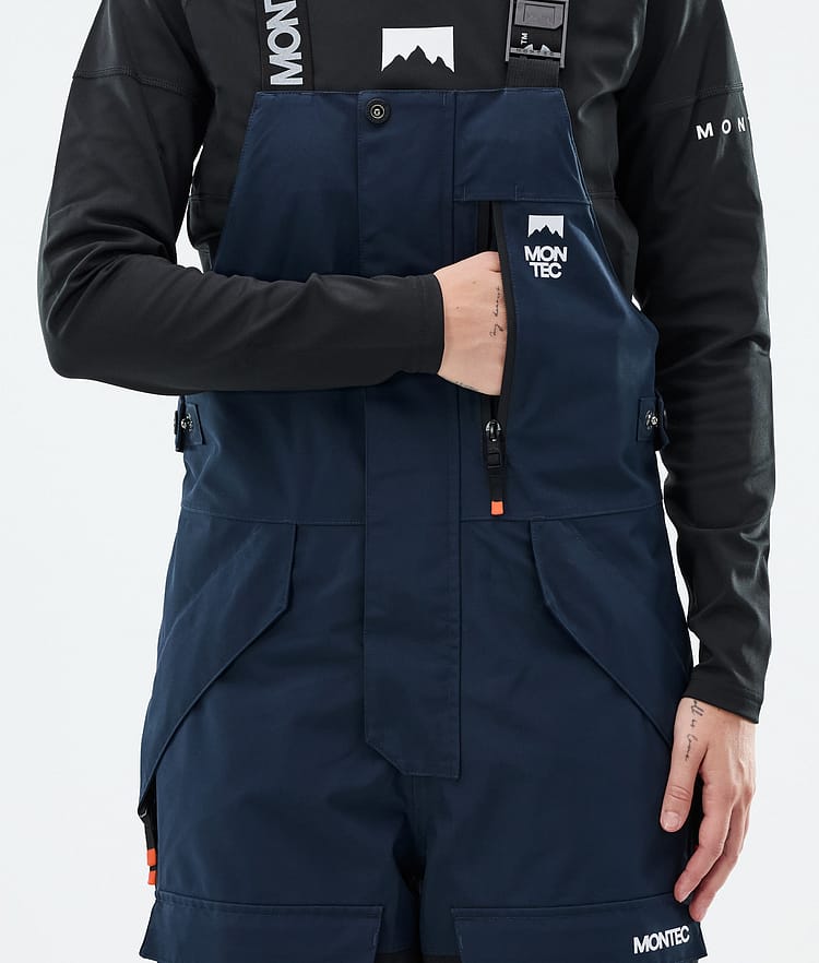 Montec Fawk W Snowboardbyxa Dam Dark Blue/Black/Deep Red, Bild 5 av 6