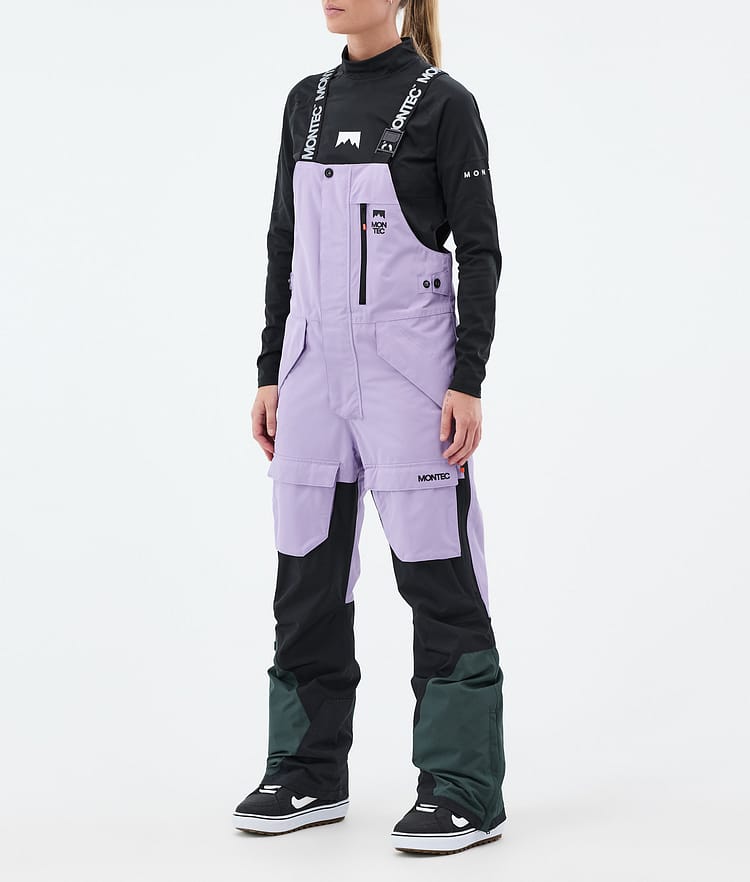 Montec Fawk W Snowboardbyxa Dam Faded Violet/Black/Dark Atlantic, Bild 1 av 7