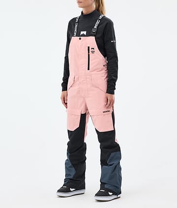 Montec Fawk W Snowboardbyxa Dam Soft Pink/Black/Metal Blue