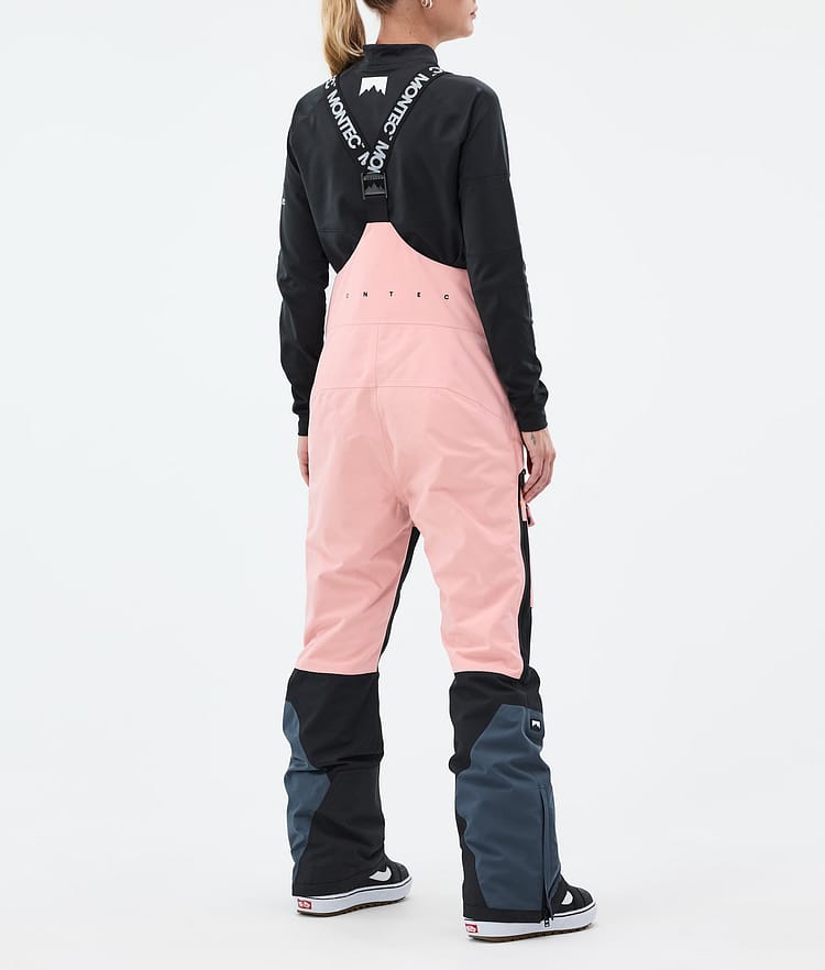 Montec Fawk W Snowboardbyxa Dam Soft Pink/Black/Metal Blue, Bild 4 av 7